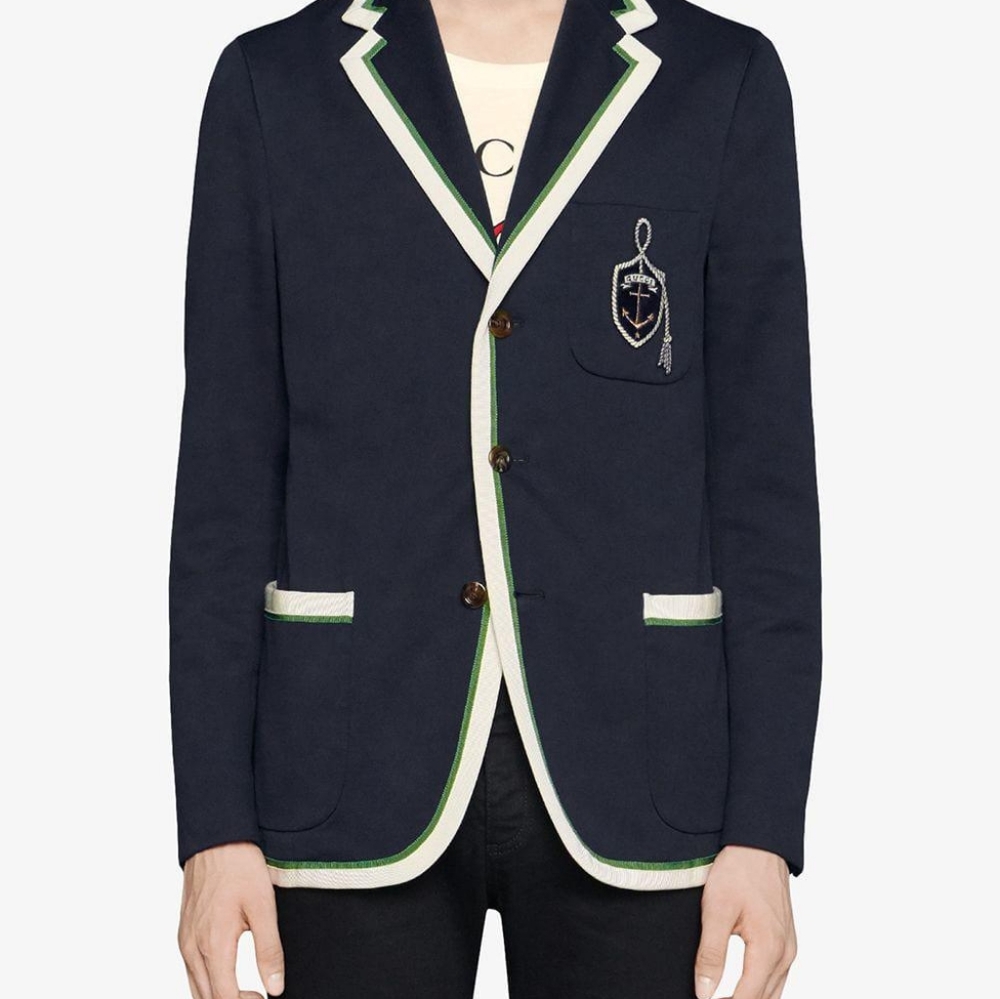 BNWOT GUCCI ANCHOR CREST BLAZER
